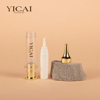 Bouteille sans air personnalisée pour les ampoules en plastique d'essence 10ml Ps a Bouteille de sérum Conteneurs d'emballage cylindrique