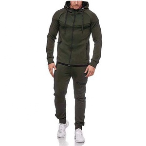 Top qualité bonne conception professionnelle 100% polaire logo personnalisé survêtement/gym & formation survêtement pour hommes - Product Image 4