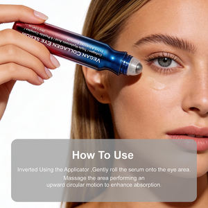 Crema Contorno de Ojos OEM 25ML Antiedad, Anti-Hinchazón, con Ácido Hialurónico y Péptidos, Cuidado para Ojeras, Suero Ligero con Rodillo Aplicador - Product Image 5