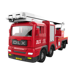 Camion de pompiers jouet pour enfants avec échelle d'accès - Matériaux TPE et silicone, taille 22 cm, résistant aux chutes pour garçons - Product Image 5