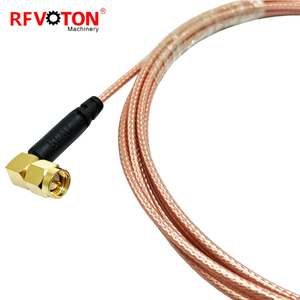 Prix usine – Connecteur SMA femelle traversant pour câble pigtail SMA mâle RA 90 degrés, 1m, pour assemblage de câbles RG316 - Product Image 3