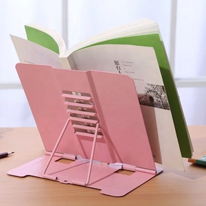 Dudukan Buku baca, dudukan buku logam lipat multifungsi dapat disesuaikan empat warna - Product Image 6