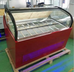 Trung Quốc Nhà Máy Giá Gelato Lạnh Trường Hợp/Ice Cream Hàng Loạt Hiển Thị Sâu Tủ Đông - Product Image 3