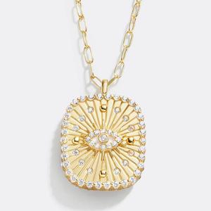 <span class=keywords><strong>Collana</strong></span> Vintage in acciaio inossidabile placcato oro <span class=keywords><strong>con</strong></span> <span class=keywords><strong>medaglione</strong></span> a forma di diavolo <span class=keywords><strong>con</strong></span> ciondolo a forma di zirconio resistente a catena - Product Image 5