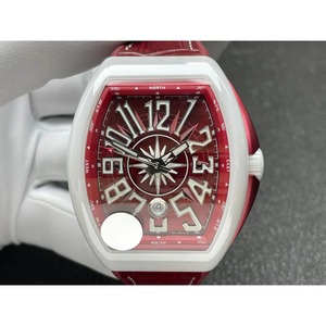 Reloj Mecánico de Lujo con Correa de Cuero Hecha a Mano de Alta Calidad, Reserva de Marcha, Caja de Cerámica Tonneau, Cristal de Zafiro, 41 mm, 3 BAR - Product Image 1