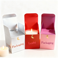 Diffuseur de roseaux vides parfumés personnalisés ensemble personnalisé boîte d'emballage de bougie cadeau en papier rigide de luxe