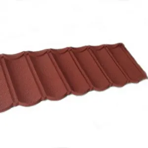 Stone chips Coated Roofing Tiles 0.35 to 0.5 mm thick