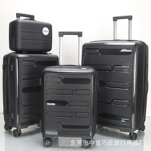 Juego de Maletas con Ruedas MkWk de 4 Piezas, 20 Pulgadas, con Ruedas Giratorias, Ligeras, de Color Sólido, Unisex, para Viajes de Ocio - Product Image 1