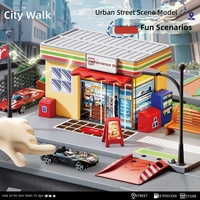 Cadeaux de maternelle, série amusante sur les paysages urbains, jouets, kits de modèles de scènes réalistes pour enfants