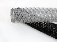 Grillage hexagonal en fer gainé de PVC pour cages à lapins électriques, avec pliage pour cages à animaux