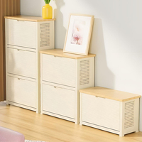 Meuble à chaussures moderne de haute qualité pour salon, grand, en plastique ultra-fin, avec poignée dissimulée, pour appartement et hôtel