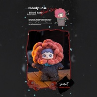 Bigsmartfish Série Forêt Noire Peluches Remplies de Coton PP Boîte Mystère Porte-clés Unisexe Cadeau de Fête