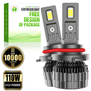Nuevas Bombillas LED para Automóvil Smart Driver Dual Copper 110W 10000Lm 6500K 12V 9006 A13 para Tiendas en Línea Globales - Product Image 1