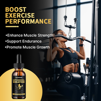 Fibres Alimentaires Halal Créatine Monohydrate Liposomale en Gouttes Créatine Électrolyte Supplément Énergétique Sportif Créatine Liposomale Liquide