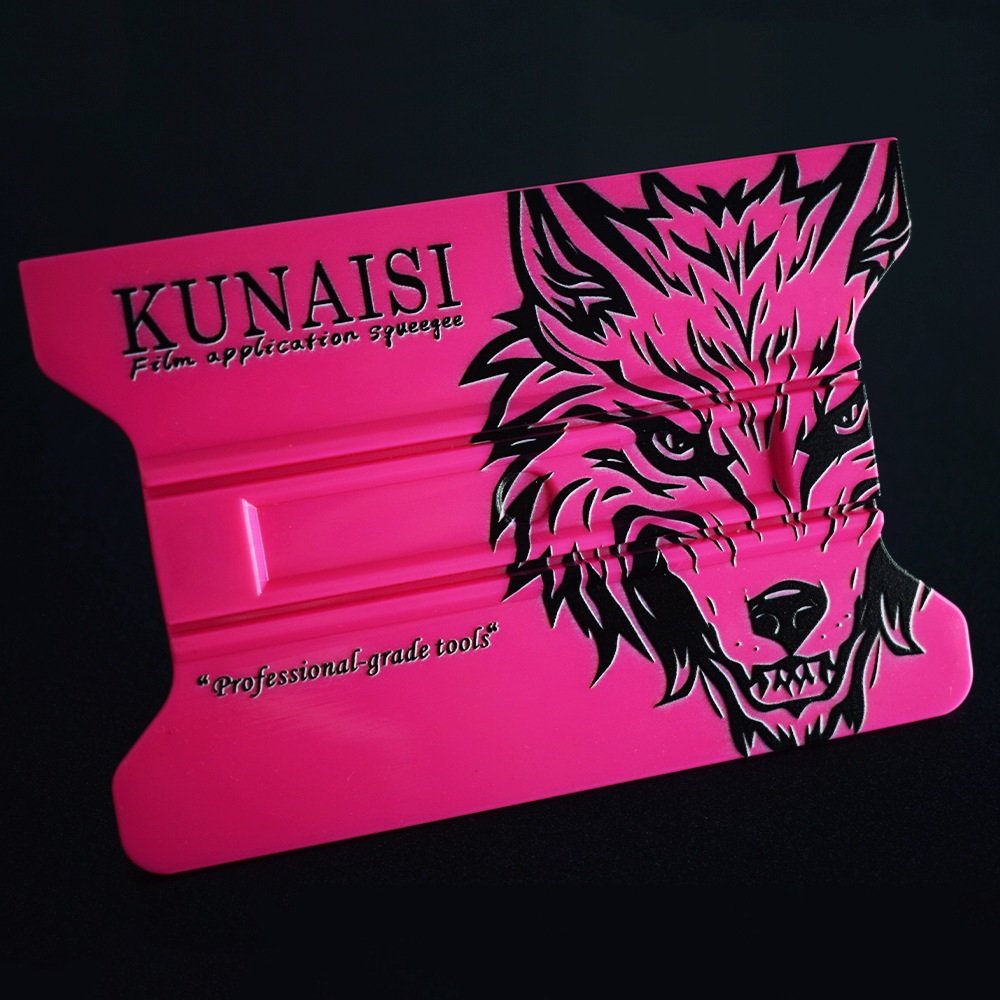 Wolf mark-magnetic special-shaped scraper-75a
