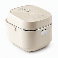 Cuisinière à riz multifonctionnelle, puissance 800-1000W, grande capacité pour 2 à 6 personnes, pot intérieur antiadhésif, couvercle en acier inoxydable