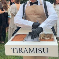 Plateau à gâteaux portable à suspendre au cou, style mobile, pour cannoli et tiramisu, idéal pour les fêtes