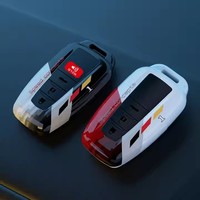 Housse de clé à distance ABS pour Toyota Camry CHR Prius Corolla RAV4 Prado 2017 2018 Avalon Land Cruiser Accessoires Auto
