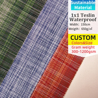 STARUNK 1x1 Tissu maillé en PVC résistant à la déchirure pour chaise de plage Tissu maillé en vinyle tissé durable pour mobilier d'extérieur