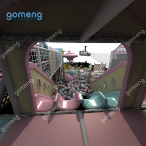 Aire de jeux souple pour filles et enfants, piscine à balles écologique, jeu de <span class=keywords><strong>cache</strong></span>-<span class=keywords><strong>cache</strong></span>, toboggan, maison de jeu, certifiée TUV, directement de l'usine - Product Image 5