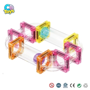MAG-PARADISE Set di Piastrelle Magnetiche Luminose al Buio 3,75cm, 50 Pezzi, Kit Costruzioni STEM, Giocattolo Educativo per Bambini 3+ Anni - Product Image 1