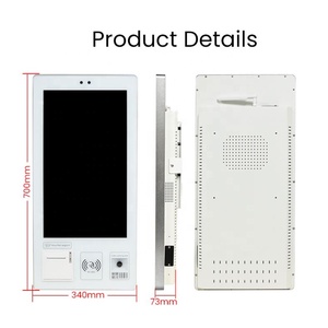 Full hd Display 58/88mm <b>Receipt</b> <b>Printer</b> Facial Camera Card Reader Self Order Payment Kiosk for Convenience Store - Product Image 5