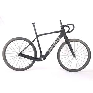 Fabrik preis XS/S/<span class=keywords><strong>M</strong></span>/L/XL Gabel versatz 50mm Sattelstütze 27,2mm Carbon Kies Scheiben brems rahmenset Zum Fahren - Product Image 5