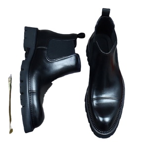 Chaussures habillées de luxe haut de gamme pour hommes en cuir véritable à bout pointu et lacets, antidérapantes, respirantes, pour affaires, mariage et bureau - Product Image 1
