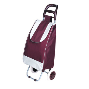 QM Portable <b>Hand</b> Luggage <b>Carts</b> Folding Wheel Supermarket Shopping Trolley Bag - Product Image 5