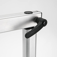 WELLTOP – pied de Table amovible, Rotation à 360 degrés, hauteur réglable, alliage d'aluminium, accessoires pour camping-car, pied de meuble détachable, 02.047