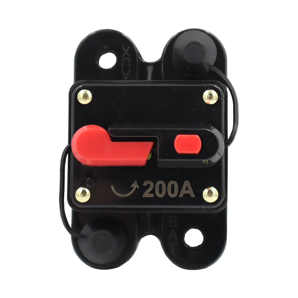 200arv Circuit Protector Zelfherstel Zekering Houder Vierkant Herstelbare Stroomonderbreker Auto Audio Stroomonderbreker Zekering Houder