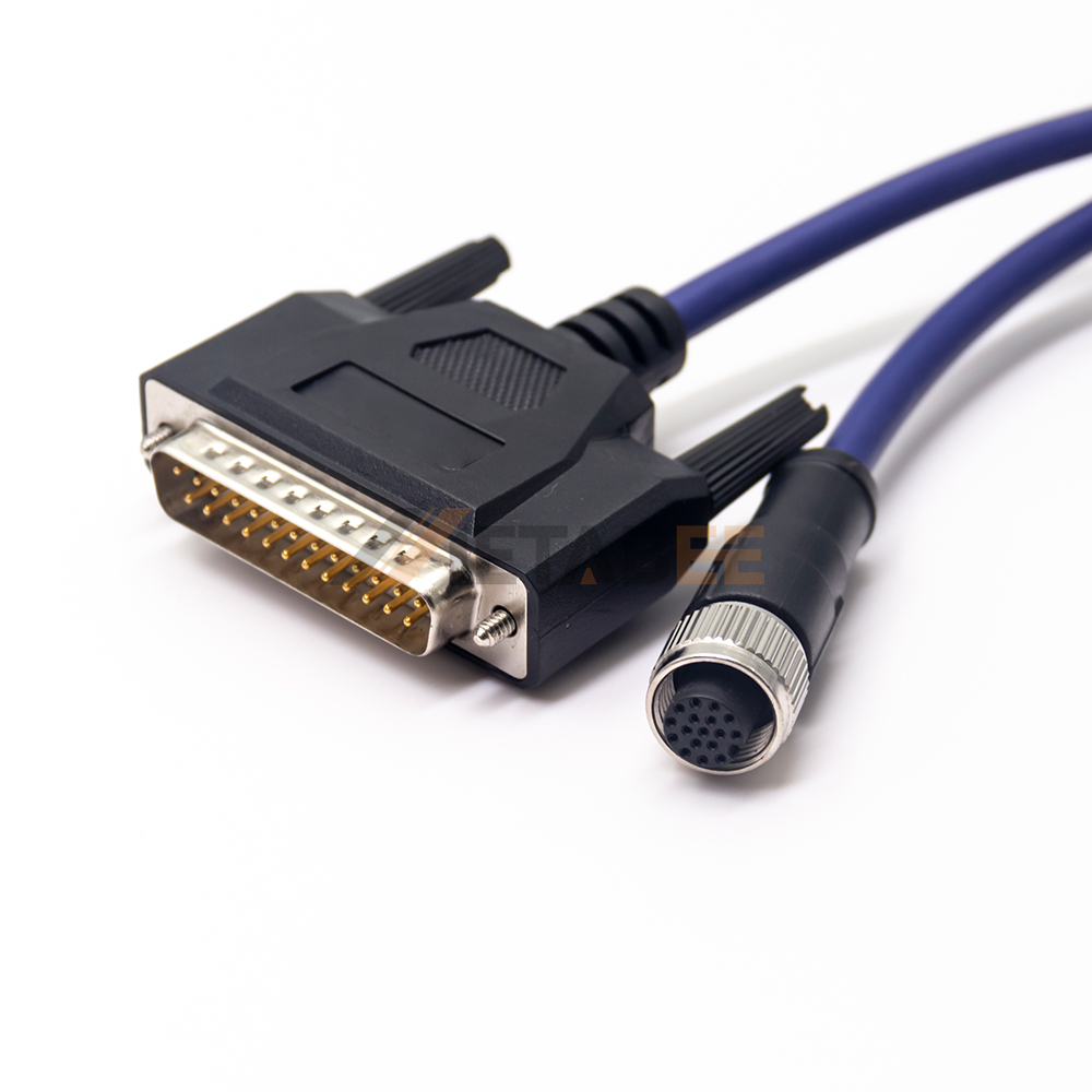 Industrial Camera for M12 to D-sub Cable