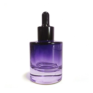 Aceite Esencial para el Cabello en Color Degradado Púrpura, Azul, Naranja y Verde, Botella de Vidrio con Gotero de 30 ml, Botella Personalizada con Serigrafía - Product Image 2