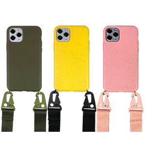Étui de téléphone biodégradable 2026, cordon tour de cou en nylon tressé pour <span class=keywords><strong>iPhone</strong></span> <span class=keywords><strong>11</strong></span>/<span class=keywords><strong>11</strong></span> Pro/<span class=keywords><strong>11</strong></span> Pro Max - Product Image 3