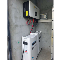 Philippinisches Pakistan Komplettes Hybrid-Solarstromsystem 3kW 5kW 6kW 8kW 10kW 12kW Einphasiges All-in-One Hybrid-Solarsystem