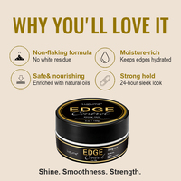 Gel Fijador de Cabello de Fijación Extrema, Resistente al Sudor, Sin Residuos, Rojo, Fijación Fuerte