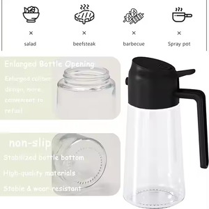 <span class=keywords><strong>Flacon</strong></span> distributeur d'<span class=keywords><strong>huile</strong></span> multifonctions en verre de 470ml pour la cuisine <span class=keywords><strong>et</strong></span> la cuisine. - Product Image 3