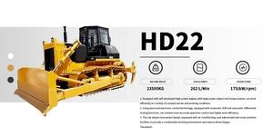 Topadoras de Orugas HD22 de 220 HP con Motor Cummins, Funcionamiento Estable, Potencia de 220 HP para la Industria de la Construcción - Product Image 6