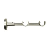 Supports de tringle à rideaux industriels en fer, simples ou doubles, robustes, accessoires de quincaillerie pour tringles à rideaux, vente en gros directe usine