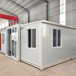 Casa contenedor de Metal grande y moderna plegable a precio bajo de 40 pies, 20 pies, 3 dormitorios, prefabricada extensible <span class=keywords><strong>con</strong></span> cocina y sala de estar - Product Image 1