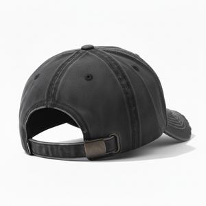 Gorra de Béisbol de Algodón Lavado de 6 Paneles con Logotipo Bordado Personalizado al por Mayor, Estilo Vintage Desgastado, Visera Ajustable, Gorra de Papá - Product Image 4