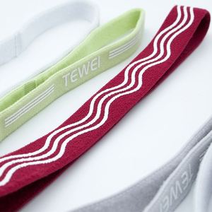 Seamless Knitted Headbands With Anti-slip Silicone Reflection Logo for Running Tie Headband Sports Sweatband - Product Image 4