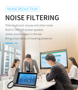 HD Video độ trung thực cao cuộc gọi 10.1 inch Android 12 cuộc họp video Wifi PoE cổng hội nghị VoIP SIP <span class=keywords><strong>IP</strong></span> điện thoại - Product Image 3