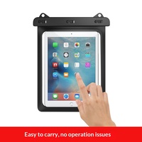 Pochette étanche transparente en PVC pour tablette 2026, idéale pour la randonnée aquatique, le canyoning et la natation, sac étanche pour iPad 12 pouces, vente en gros