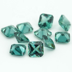 Offre Spéciale Hydro Poire 10*10mm synthétique Lâche Émeraude Pierres Précieuses Pour bijoux - Product Image 3