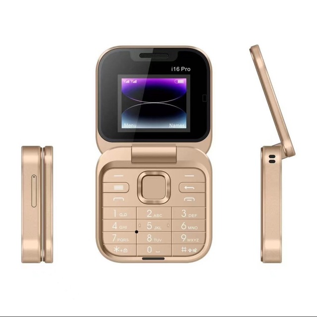 MIni Flip Mobile Phone 2G GSM Dual SIM Card Speed Dial Video Player Magic Voice 3.5mm Jack FM Small Fold Cellphone