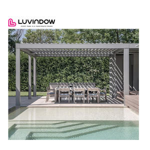 Pérgola de aluminio del área de la Bahía de <span class=keywords><strong>San</strong></span> <span class=keywords><strong>Francisco</strong></span>, pantalla magnética bioclimática de aleación de aluminio con vista al mar - Product Image 2