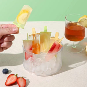 Molde de Plástico Verde y Naranja al por Mayor para Hielo, Bandeja DIY para Helados y Postres, Fabricante de Cubos Caseros con Suministros para Fiestas de Verano - Product Image 6