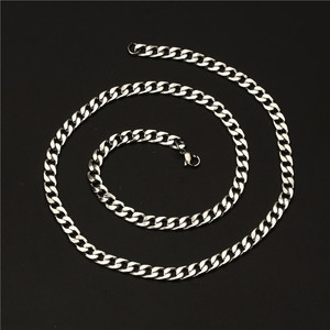 Korean High Quality <b>Titanium</b> Steel Couple Necklace Street Hip Hop Stainless Steel Non Fading Cuban <b>Chain</b> Male - Product Image 3