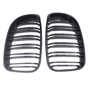 Rejilla Delantera para BMW Serie 1 E87, Inserto de Plástico ABS Negro, Cubierta de Entrada de Aire para Parachoques, 2008-2011, Mejora de Diseño - Product Image 1